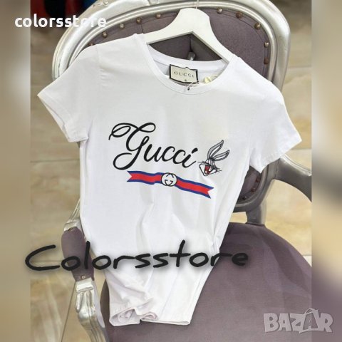 Дамска бяла тениска Г-чи код VL41