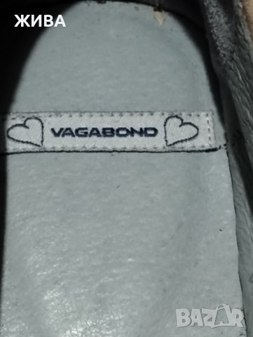 VAGABOND ЕСТЕСТВЕНА КОЖА дамски кларкове, цвят капучино, снимка 5 - Дамски елегантни обувки - 40444362