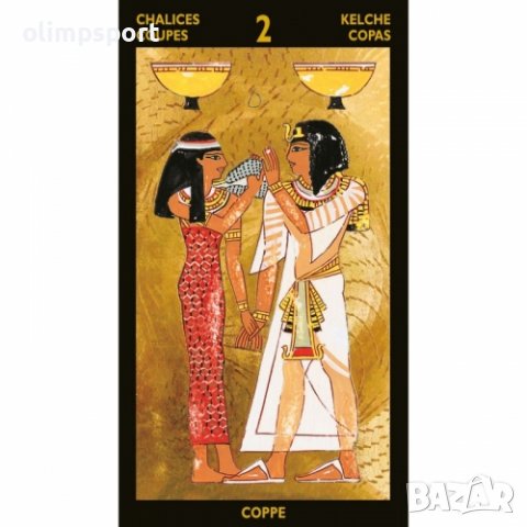карти таро  LOSCARABEO NEFERTARI   нови , снимка 7 - Карти за игра - 39792658