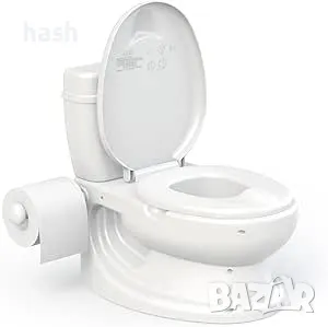 Toy-Let - Детска тоалетна - Детско гърне с реалистичен дизайн на тоалетна за възрастни, снимка 5 - За банята - 48432590