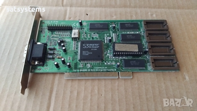 Видео карта S3 3D Virge/DX Super Grace BNX8400 2MB PCI, снимка 5 - Видеокарти - 33304099