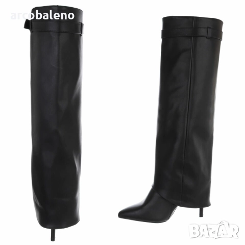 Дамски ботуши на висок ток, 2цвята , снимка 11 - Дамски ботуши - 51528024