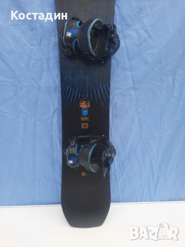Сноуборд NIDECKER AXIS с автомати  159см. , снимка 3 - Зимни спортове - 52465030