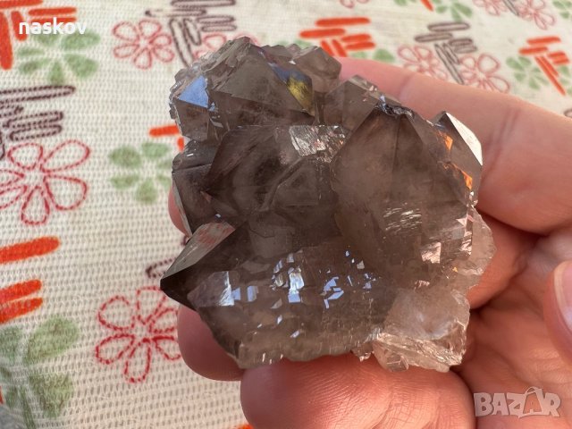 Кристали иглест ахат, аметист, селенит, везувианит, пирит, опушен кварц, снимка 18 - Колекции - 27741404