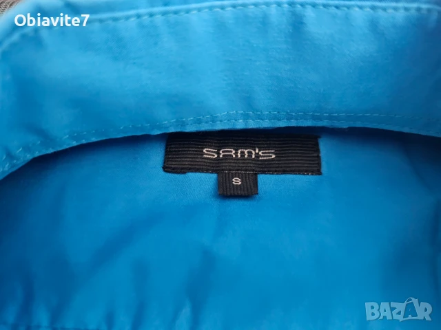 Синя риза SAM’S – размер S, свежа и стилна, снимка 2 - Ризи - 51402079