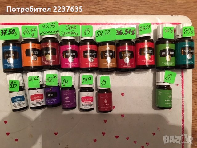 етерични масла,които стават и за пиене и шишенца за смесване и мазане на американска фирма, снимка 3 - Хранителни добавки - 25126006