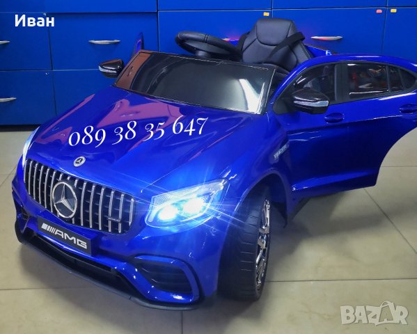 НОВО!Акумулаторен джип Mercedes GLC63 с меки гуми,12V батерия, снимка 4 - Детски велосипеди, триколки и коли - 39276907