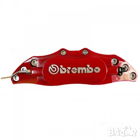 метални капаци за спирани апарати Brembo Брембо комплект 2 броя червени, снимка 4 - Аксесоари и консумативи - 35466395