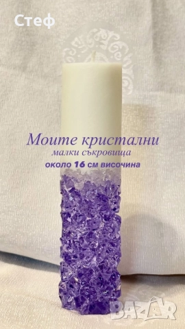 Кристални мини свещи!, снимка 2 - Декорация за дома - 52426667