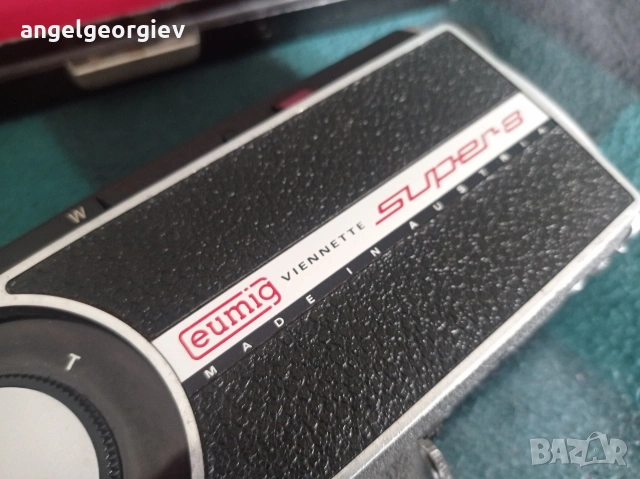 Камера 8мм Eumig Viennette Super 8, 1965 г., снимка 6 - Антикварни и старинни предмети - 53393720