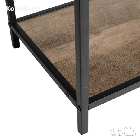 Маса/помощна маса-32x28.5x37 см./масичка с два плота, снимка 3 - Маси - 53056717