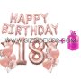 Комплект балони с хелий  за рожден ден 18, снимка 1 - Декорация - 43034153