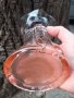 Стара стъклена ваза с папионка, снимка 4