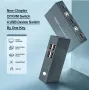 KVM превключвател HDMI 2в1 4K 30Hz с USB 2.0 хъбове с комплект кабели, снимка 6