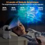 Астронавт LED звезден проектор с мъглявина и дистанционно управление, снимка 3