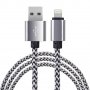 Кабел Lightning към USB за iPhone Lightning DigitalOne SP00079 -1.5м метални букси ver.7.3, снимка 1 - USB кабели - 21045336