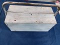 Стар метален куфар за инстументи, снимка 2