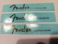 Fender Stratocaster Spaghetti Logo-лепенки в 3 цвята, снимка 1