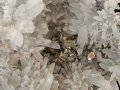 Кварц, Зелен кварц с пирит и сфалерит, Кристали Минерали Родопи,, снимка 3