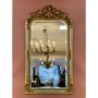 Голямо огледало "Луи XV" (бяло / златно)