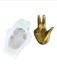 3D ръка манекен стойка свити пръсти силиконов молд форма фондан смола гипс декор, снимка 1 - Форми - 43662576
