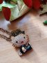 Синджир с висулка Нello Kitty, снимка 1 - Колиета, медальони, синджири - 28028793