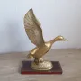 Бронзова фигура на патица, снимка 1