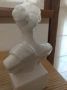 Класически порцеланов бюст на богиня Дияна, перфектно изпълнение чиста, нова , снимка 3