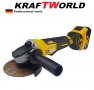 Акумулаторен Ъглошлайф 36V 8A.h KRAFTWORLD , снимка 2