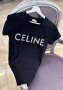 Черна тениска Celine кодVL116R