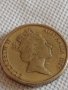 Две монети 1 долар/ 50 цента Австралия Кралица Елизабет втора 42472, снимка 4