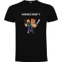 Нова детска тениска Minecraft в черен цвят