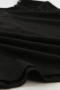 Дамска черна блуза рипс с къс ръкав, деколте с копчета и детайли с бродерия, снимка 10