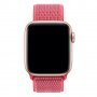 Текстилна каишка band за Apple Watch 7, 6, 5, 4, 3 - велкро hibiscus pink  цвят, снимка 2