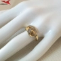 Пръстен с 14К златно покритие 224841, снимка 4