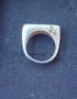 Антика / сребърен пръстен с естествени циркони проба 925 / СБХ, снимка 5