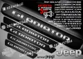 ПРАГОВЕ карбон JEEP WRANGLER PATRIOT CHEROKEE RENEGADE COMPASS COMMANDER фолио стикери, снимка 6