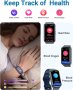 Health Fitness Tracker с 24/7 сърдечен ритъм, кислород в кръвта,кръвно, снимка 4