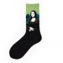 Арт чорапи Мона Лиза, снимка 2