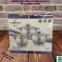 🎉 Голямо намаление! 🎉  Комплект висококачествени тенджери от неръждаема стомана 🥘✨, снимка 1