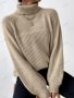 Дамски ежедневен пуловер с реглан ръкав и поло яка, 6цвята - 023, снимка 3