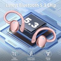 Нови Безжични Слушалки Bluetooth 5.3, 48ч Водоустойчиви, HD Микрофон, снимка 2 - Bluetooth слушалки - 43511381