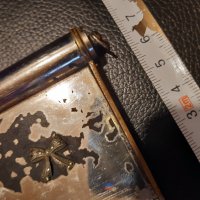 Старинна метална кутия-огледало , снимка 8 - Антикварни и старинни предмети - 28218582