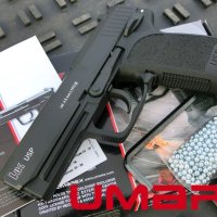 Въздушен пистолет Umarex H&K USP Blowback 4.5mm CO2 BBs < 3.0 J, снимка 1 - Въздушно оръжие - 42945662