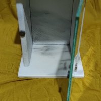 Фенери от мрамор Мура и мрамор Кавала със стъклена вратичка, снимка 2 - Вази - 35040725