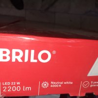 LED плафон SIMPLE 7193-016 , Brilo Germany , Led панел неутрална светлина 4000к, снимка 7 - Лед осветление - 43269904