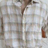 Мъжки ризи с къс ръкав от лен Gant, снимка 7 - Ризи - 26090422
