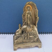 Стара метална фигурка с латерна -мелодия ''Ave Maria", снимка 1 - Колекции - 40485620