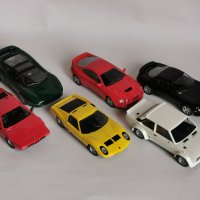 1/43 Del Prado Спортни Модели Fiat BMW Toyota Mazda Lamborghini Jaguar Лот От 6 броя, снимка 7 - Коли, камиони, мотори, писти - 35363237