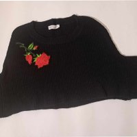 Нестандартен пуловер -158/164, снимка 1 - Детски пуловери и жилетки - 43086581